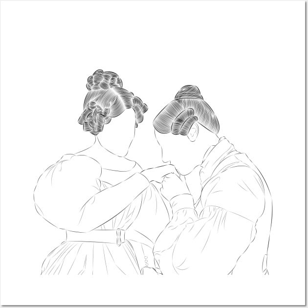 Anne and Ann from Gentleman Jack Wall Art by LiLian-Kaff